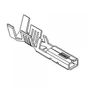 35748-0410, Проводные клеммы и зажимы 1.8mm WtW Crp Fem Te 8mm WtW Crp Fem Term