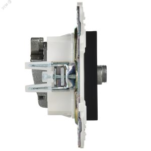 SKANDY Розетка двойная TV+SAT SK-A13Bl черный IEK SK-AF20-O-K02