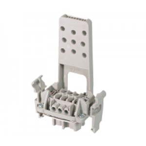 Розеточная контактная вставка Z5.570.2756.0, Розеточная контактная вставка, винтовая фиксация, 10 полюсов + PE, типоразмер 10B, 690V, 16A, сечение обслуживаемых проводников 0,5-2,5 мм кв, тип покрытия контактов: олово, с защелками, с разгрузкой от натяжения, с монтажной рамкой