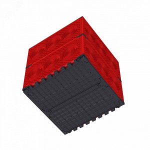 Колодец пластиковый для кабельной канализации с пластиковым люком, 750х750х750 270750