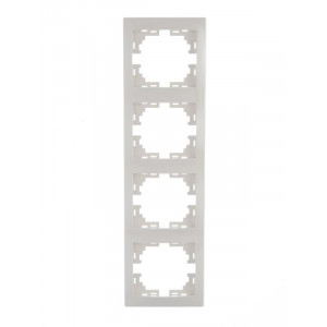 Рамка 4-м Mira вертикал. бел. 701-0200-154