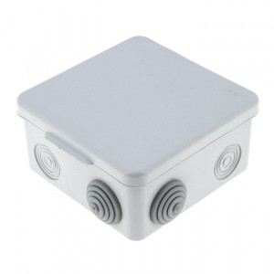 Коробка распаячная КМР-030-014 с крышкой 100х100х50 10 мембранных вводов IP55 plc-kmr-030-014