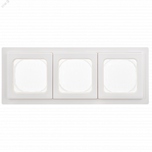 FLITE Рамка 3-местная IP55 Рпро-3-55-ФлБ белый IEK FI-M30-32-55-K01