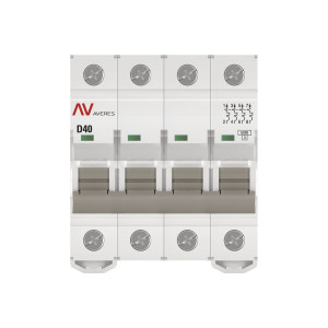 mcb6-4-40D-av Выключатель автоматический AV-6 4P 40A (D) 6kA EKF AVERES(кр.1шт)