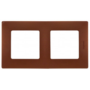 Рамка 2-м Etika какао Leg 672572