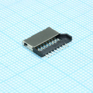 112K-TAA0-RA1, MicroSD сокет вставной низкий профиль