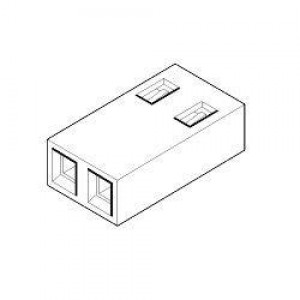 15-38-1024, Проводные клеммы и зажимы SHUNT OPEN TOP 2P
