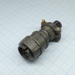 2РМТ22КПН10Ш1В1В, Соединитель  цилиндрический низкочастотный негерметичный