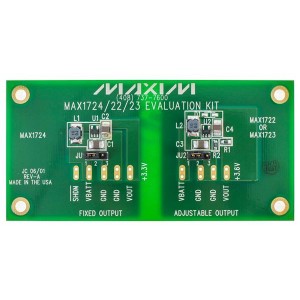 MAX1724EVKIT+, Средства разработки интегральных схем (ИС) управления питанием Eval Kit MAX1722, MAX1723, MAX1724 (1.5uA IQ, Step-Up DC-DC Convertersin Thin SOT23-5)