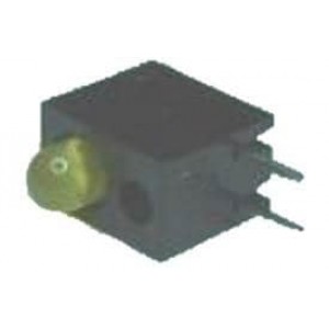 LTL-4251NHBP, Светодиодные индикаторы для печатного монтажа Housing LED ThruHole 3mm Yellow