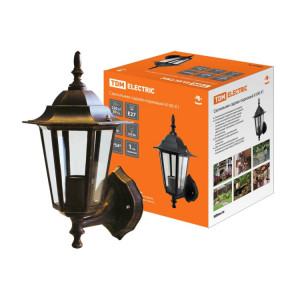 Светильник 6100-11 садово-парковый шестигранник, 100Вт, вверх, бронза SQ0330-0016