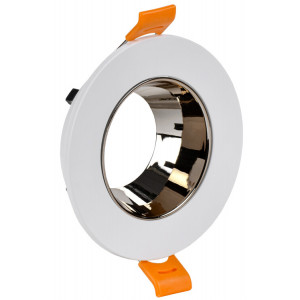 Светильник 4106 встр. поворотн. GU10 белый/шокол. пласт. IEK (кр.1шт)