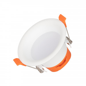 Светильник MS-BLIZZARD-BUILT-R90-6W Day4000 (WH, 100 deg, 230V) 035550, Встраиваемый светильник даунлайт с интегрированным в корпус драйвером. Мощность 6 Вт, св. поток 520 лм, 87 лм/Вт, дневной 4000 K, CRI>90, угол 100°, напряжение питания 230 В. Белый круглый корпус из алюминия, степень защиты IP20. Размер: диаметр 90 мм, вы