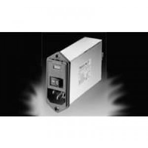 PM000SL6C, Модули подачи электропитания переменного тока 6A SINGLE FUSE VERTICAL MOUNT