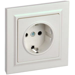 BRITE Роз. с з/к/ш 16А в сб. РСР14-1-0-БрЖ жемч. BR-R14-16-K36-F