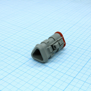 DT06-3S-E008, Корпус разъема 3 контакта монтаж на кабель автомобильного применения