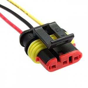 DJ7031-1.5-21 (18AWG 200MM), Разъем авт. соединитель DJ7031-1.5-21 (18AWG 200 мм), 12/ 24 (DC) В розетка с проводом 20см