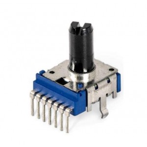 14VR2U20F2C103B1, Потенциометры 300Deg 10kOhm -10C +70C Flat Shaft