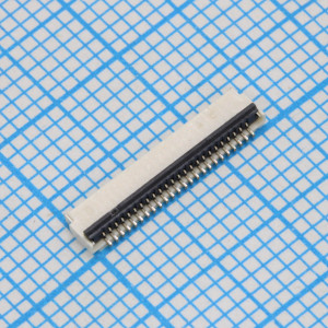 DS1020-19-24VB8R, Разъем FPC (розетка для шлейфа) на плату 24 контакта шаг 0.5мм