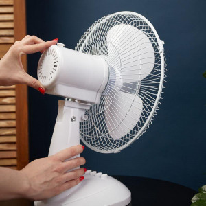 Вентилятор настольный 35Вт d решетки 27.5-28см винт 22.3см 60-0216