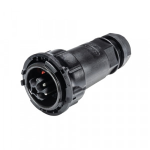 Вилочный разъем на кабель RST50i5S S1 ZR5 S SW, Вилочный разъем на кабель диаметром 15-25 мм, 5 полюсов, тип фиксации провода: винтовой, номинальные характеристики: 250/400V, 50A, цвет корпуса: черный, цвет контактной вставки: черный, серия RST POWER