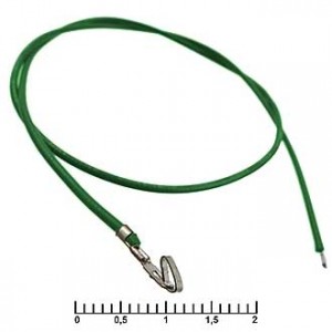HU 2,54 MM AWG26 0,3M GREEN