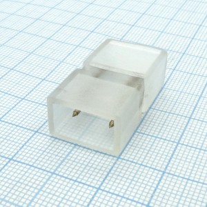 Коннектор LED лента-лента 5050 220V, IP68, 14*7. Для соединения двух отрезков лент.