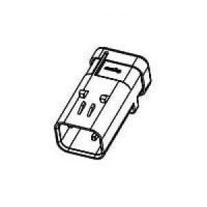 776488-3, Автомобильные разъемы AS 16 4P CAP ASSY KEY 3