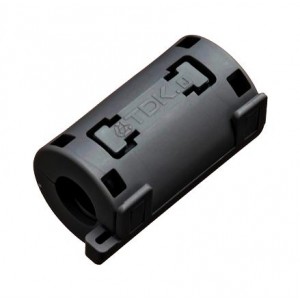 ZCAT2032-0930-BK, Фильтр на кабель 36х20  диаметр кабеля до 9 мм, чёрный, стяжка в комплекте