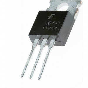 TIP47, Биполярный транзистор, NPN, 250 В, 1 А, 40 Вт