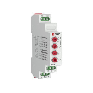 Реле времени RT-2C 12-240В 2 регулир. порога времени 2 исп. конт. PROxima rt-2c-12-240