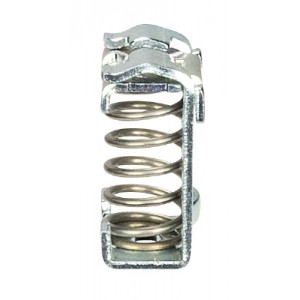 Зажим кабельный WST 8, Зажим для подключения экранированного кабеля, тип фиксации провода: зажим, для кабеля: 3-8 мм, цвет: серый, тип монтажа: шина 10х3