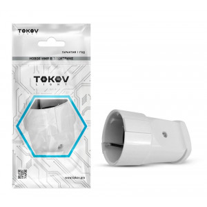 Розетка переносная 16А 250В с заземл. бел. TKL-STZ-C01