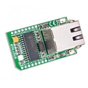 MIKROE-971, Средства разработки сетей Ethernet  ETH (ETHERNET) click MIKROBUS VERSION