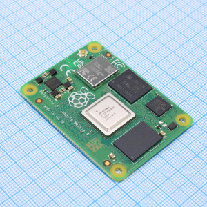 Raspberry Pi Compute Module 4 (WIRELESS, 2GB RAM, 32GB EMMC), Микрокомпьютер одноплатный Raspberry Pi Compute Module 4 (CM4), ОЗУ 2 Гб