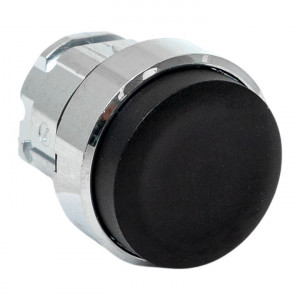 Исполнительный механизм кнопки XB4 черный выпирающая возвратный без фиксации, без подсветки IP65 EKF XB4BL-BL-65
