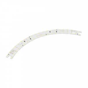 Линейка SL-ARC-D320-A90-5.4W 24V White6000 (дуга 1 из 4) 033873, Светодиодная линейка на светодиодах smd 2835 для профиля SL-ARC-3535-D320-A90, 42 диода на линейку. Цвет БЕЛЫЙ 6000К. Световой поток 730 лм. Питание DC 24V, мощность 5,4 Вт. Размеры 278.675х20х2.5 мм. Максимальная длина последовательного соединения при пи