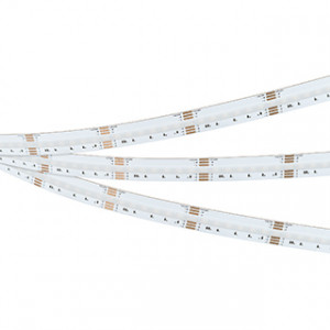 COB-X840-12MM 24V RGBW-MIX, Лента COB сплошной засветки без видимых светодиодов, открытая IP20. Светодиоды CSP, 840 шт/м (4200 шт на 5 м), белая плата, скотч 3M. Цвет RGB+MIX ТЕПЛЫЙ 2700K/БЕЛЫЙ 6000K, индекс цветопередачи CRI>90 , угол 160°. Питание 24V, мощность 16 Вт/м (80 Вт на 5