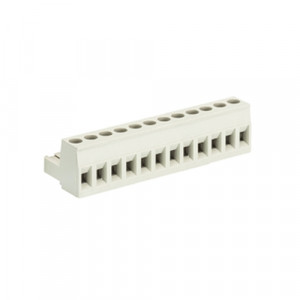 Розеточный разъем на кабель 8213 B/12 OB, Розеточный разъем, угловой, на кабель, шаг: 5.08 мм, 12 полюсов, фиксация провода винтовая, исполнение: без маркировки, 400V, 12А, цвет: серый