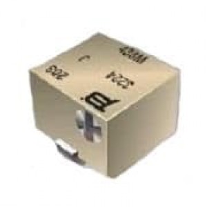 3224J-2-501E, Подстроечные резисторы - для поверхностного монтажа 4mm 500 OHMS 10% Square Cermet Sealed
