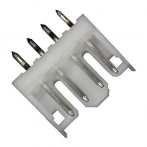 292161-4, Разъем типа провод-плата, вертикальный, 2 мм, 4 контакт(-ов), Штыревой Разъем, Серия AMP CT