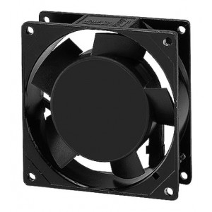 SF11592A-1092MSL.GN, Вентиляторы переменного тока AC Fan, 92x25mm, 50/60Hz, 115VAC, 21/26CFM, 7/6W, 28/30dBA, 1550/1700RPM, 0.08/0.09inch H2O, Sleeve Bearing, Lead Wire