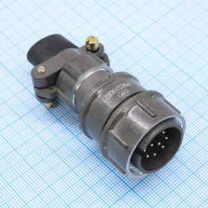 2PM22J10QB2, Разъем цилиндрический 10 контактов