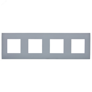 SKANDY Рамка 4-местная SK-F04Gr серый IEK SK-M42-K03