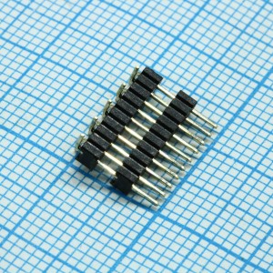 DS1031-05-1X10P8BS311, Вилка штыревая 2мм 10pin прямая для поверхностного монтажа
