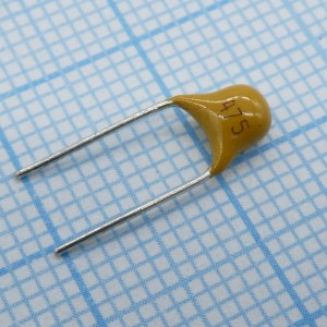 TS170R1H475Z8BFB0R, Конденсатор керамический многослойный 4.7мкФ 50В Y5V +80%-20% радиальный 5.08мм 85°C россыпь