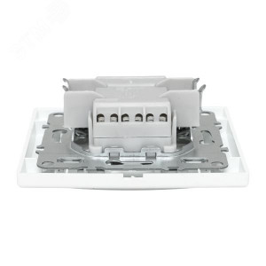 Выключатель 2-кл. СП Минск 10А IP20 бел. Basic ERV10-023-10