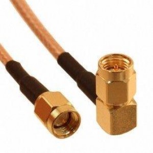 135103-01-24.00, Соединения РЧ-кабелей SMA R/A Plug to SMA ST Plug RG-316 24 in