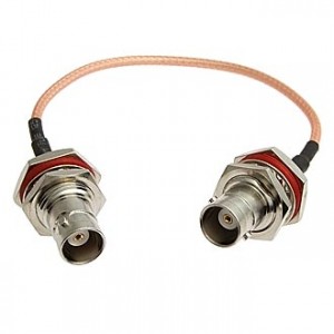 BNC-KY-1.5-RG316-15CM-BNC-KY-1.5, Разъем высокочастотный, кабельная сборка BNC гнездо - BNC гнездо, длина 15 см