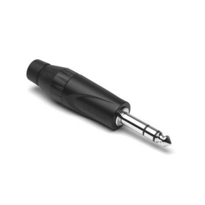 JS3PB, Телефонные разъемы 1/4"PLSTC BKSHELL BLACK FINISH
